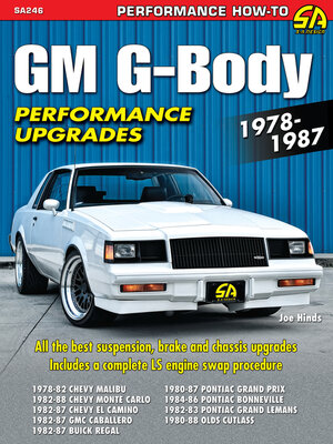 cover image of GM G-Body Performance Upgrades 1978-1987